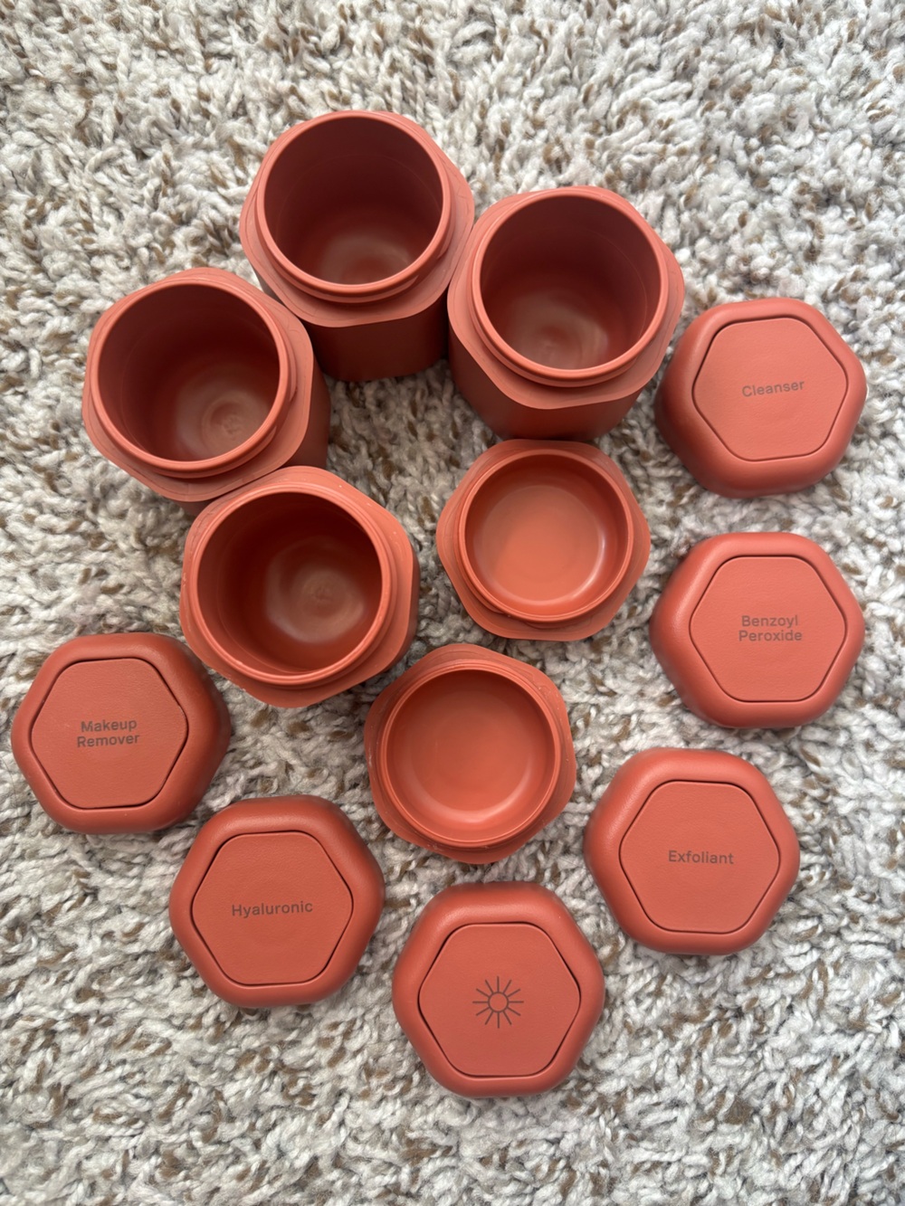 Cadence Terracotta Travel Blush Build a System Travel Storage Containers